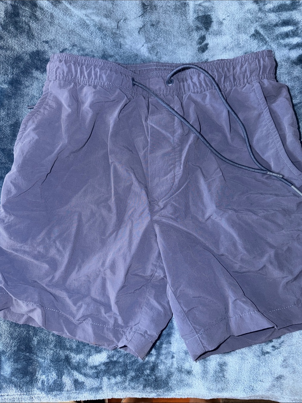 American Eagle Outfitters Navy Mesh-Lined Swim Shorts